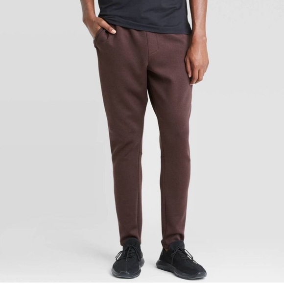 - 2XL All In Motion Mens Tech Jogger Pants Red berry Moisture Wicking Athletic - Picture 2 of 8